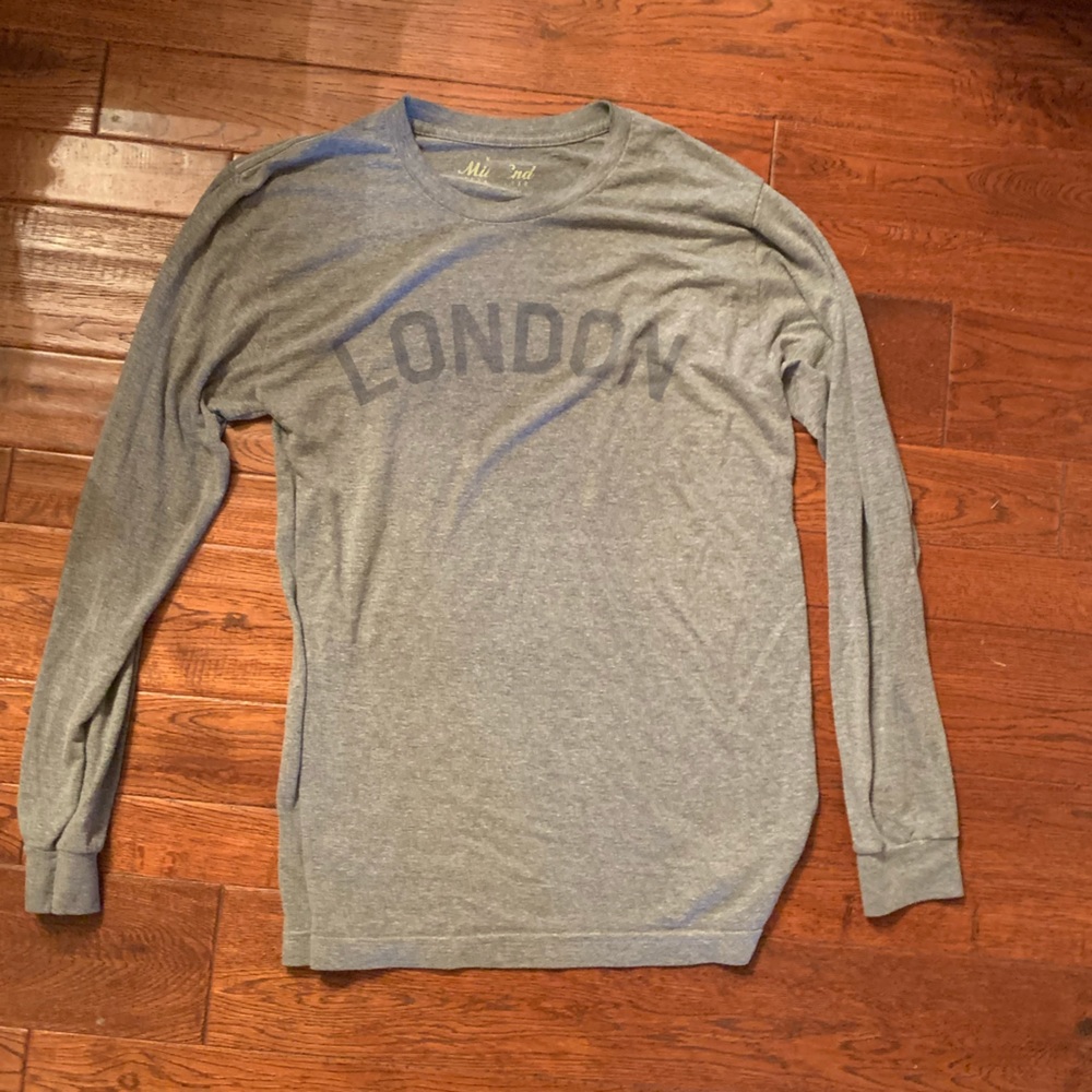 Gray London long sleeved shirt